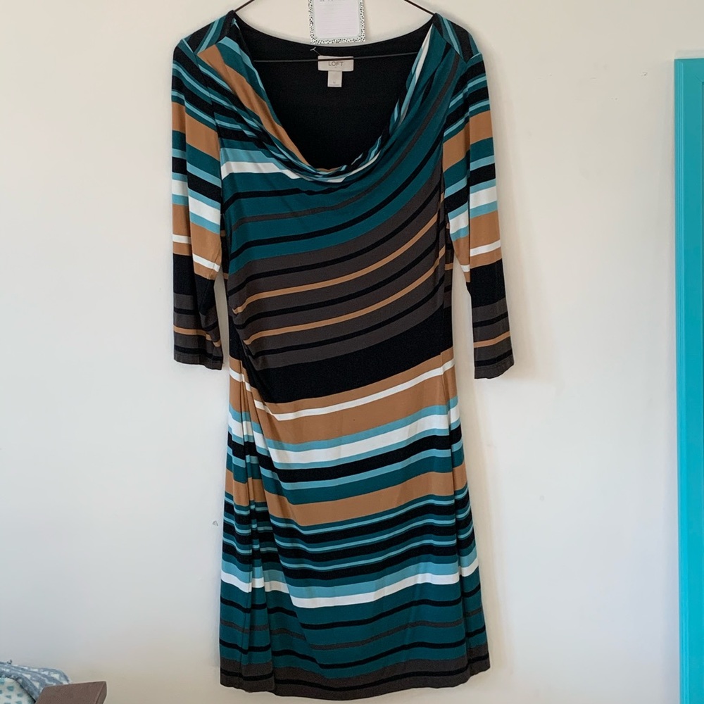 Striped LOFT dress